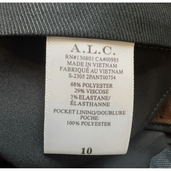 A.L.C. Sophie Dress Pants Brown Bootcut NWT Women’s 10 - Picture 8 of 12